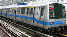 Picture of a C371 subway train