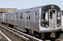 Picture of a R-143 subway train