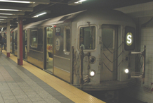 Picture of a R-62 subway train