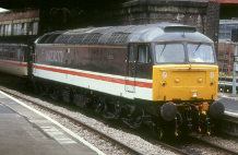 Picture of a class 47 diesel-electric engine