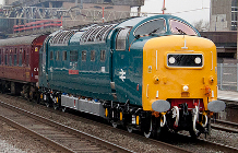Picture of a class 55 diesel-electric engine