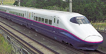 Picture of a class E2 Shinkansen train